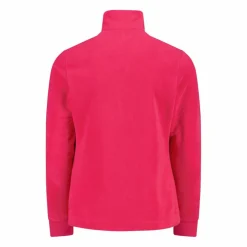 Pile mezza zip arctic fleece da bambina con fiocco di neve