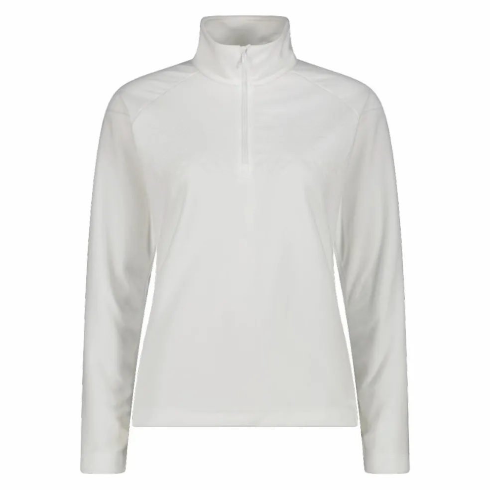 Pile mezza zip arctic fleece da donna con dettaglio stampato frontale