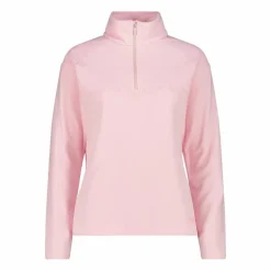 Pile mezza zip arctic fleece da donna con dettaglio stampato frontale