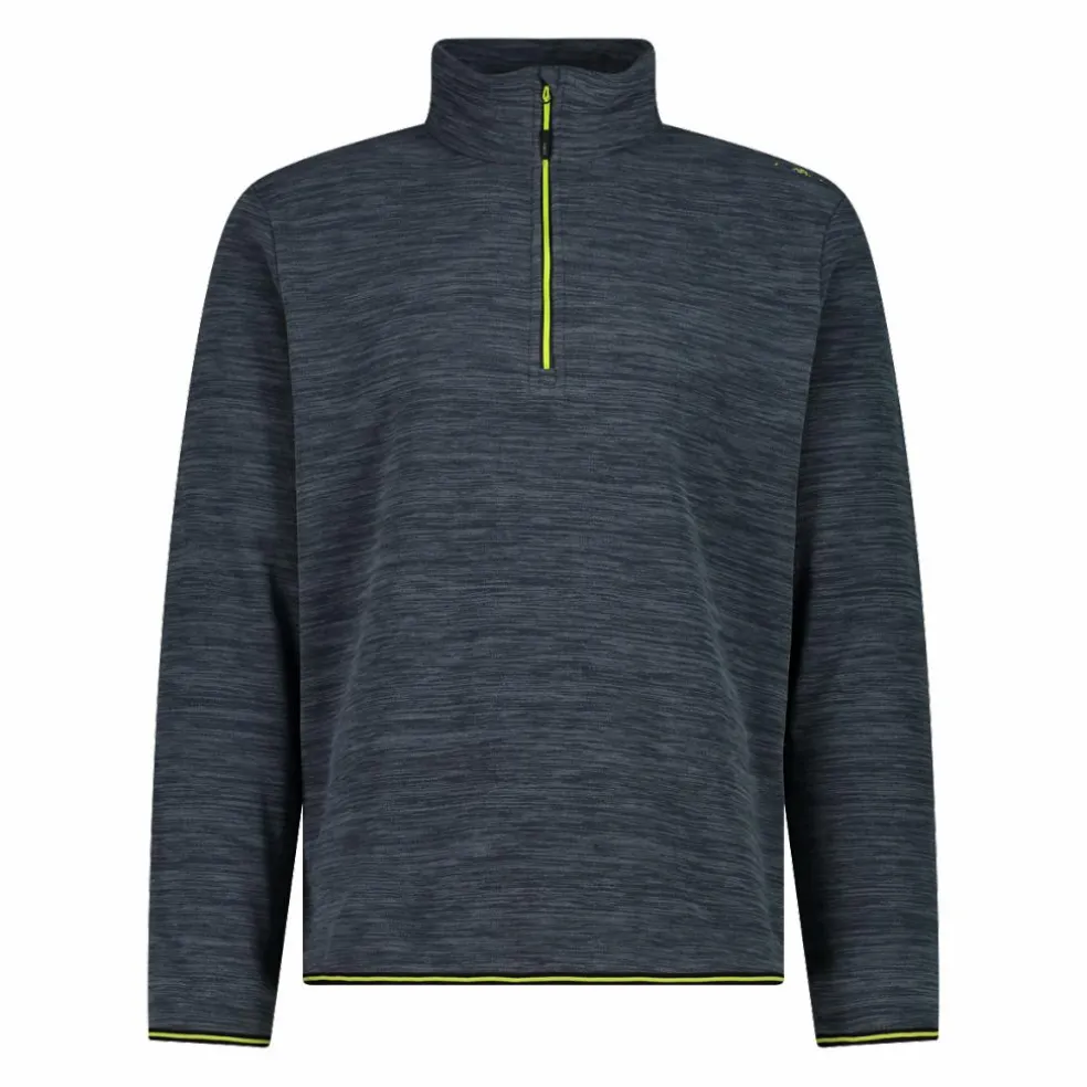 Pile mezza zip Arctic Fleece melange da uomo