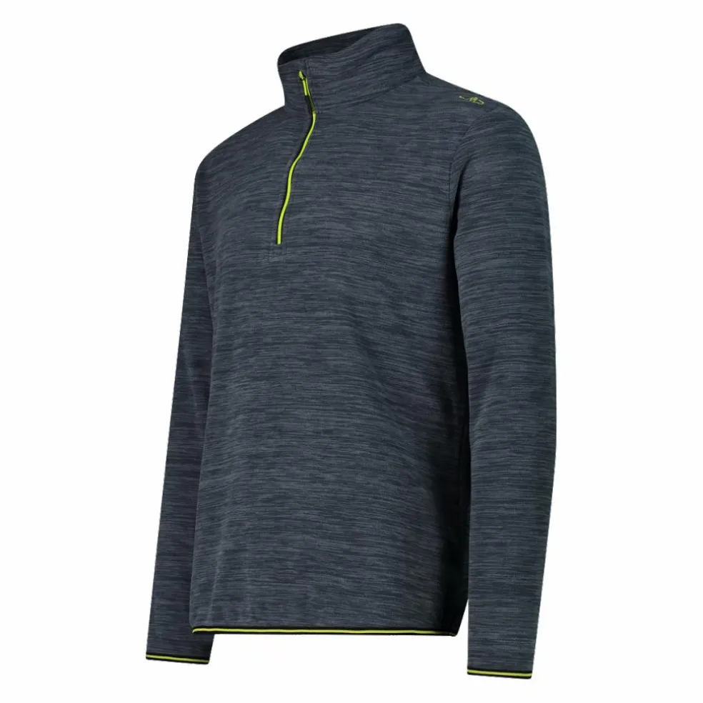 Pile mezza zip Arctic Fleece melange da uomo