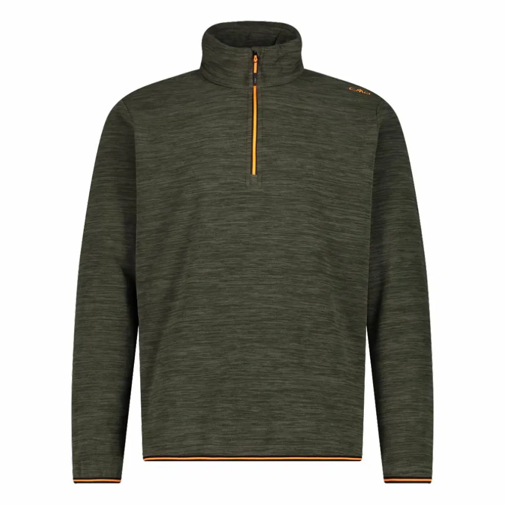 Pile mezza zip Arctic Fleece melange da uomo