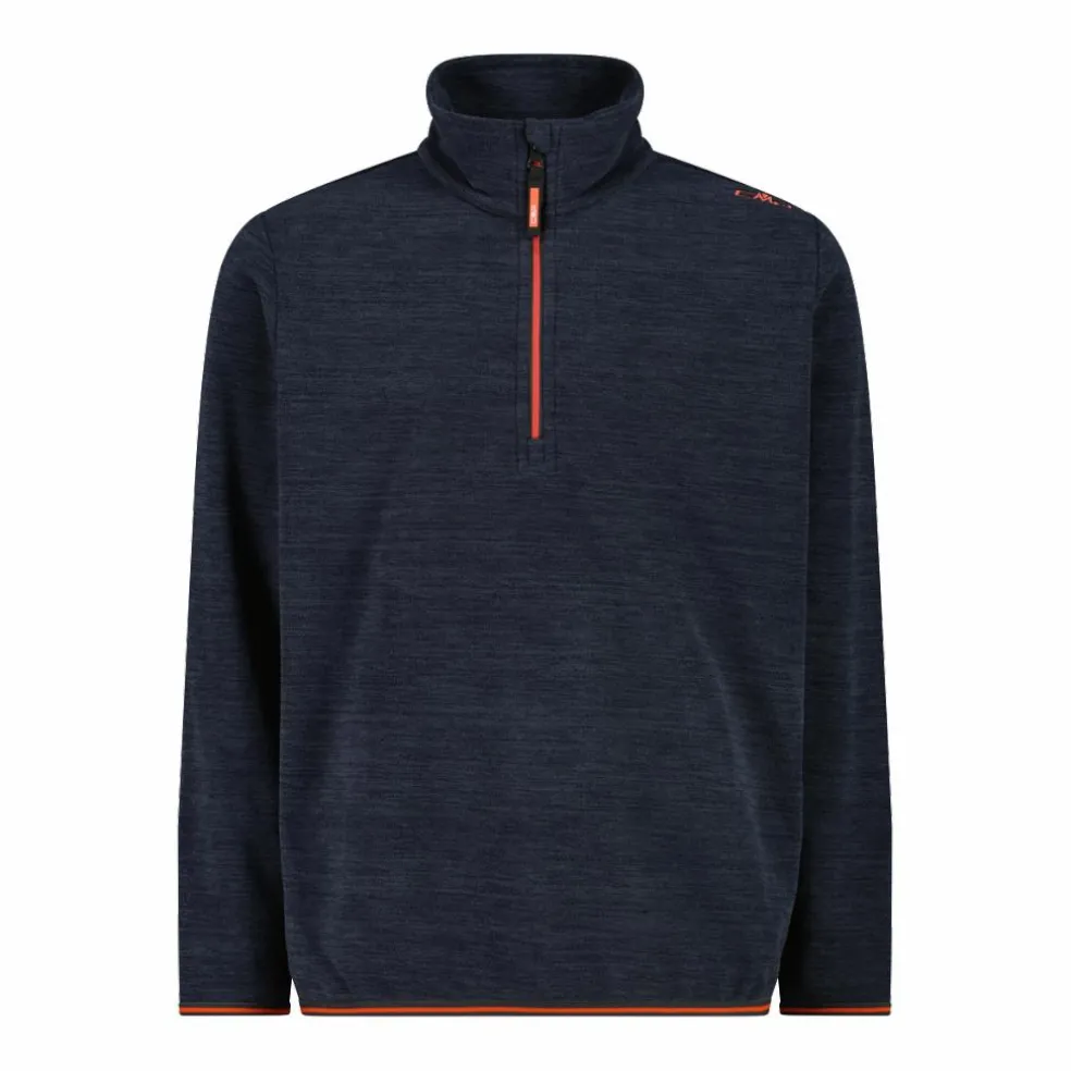Pile mezza zip bambino mèlange