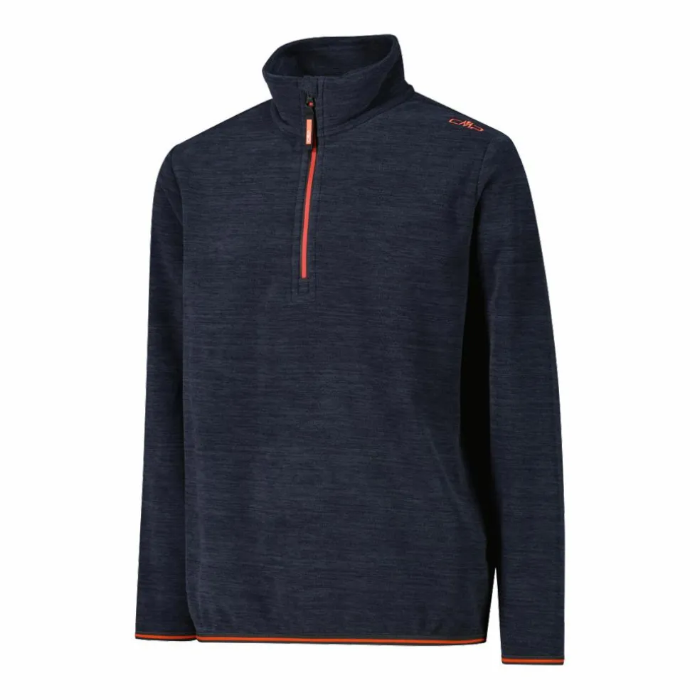 Pile mezza zip bambino mèlange