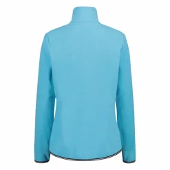 Pile mezza zip donna mèlange