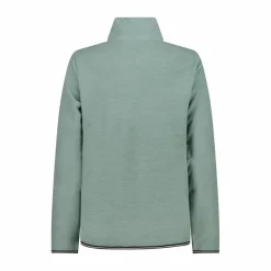 Pile mezza zip donna mèlange