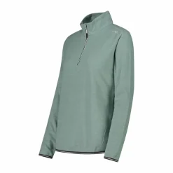 Pile mezza zip donna mèlange