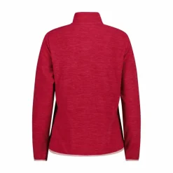 Pile mezza zip donna mèlange