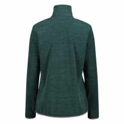 Pile mezza zip donna mèlange
