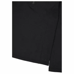 Pile mezza zip elasticizzato da donna con stampa jacquard