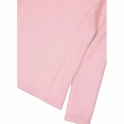Pile mezza zip elasticizzato da donna con stampa jacquard