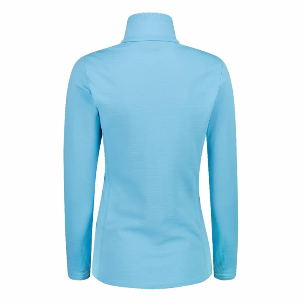 Pile mezza zip Grid Tech da donna