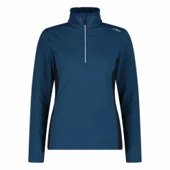 Pile mezza zip Grid Tech da donna