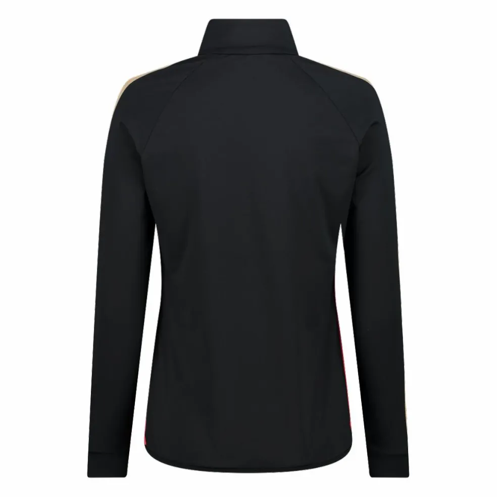 Pile mezza zip in Softech da donna