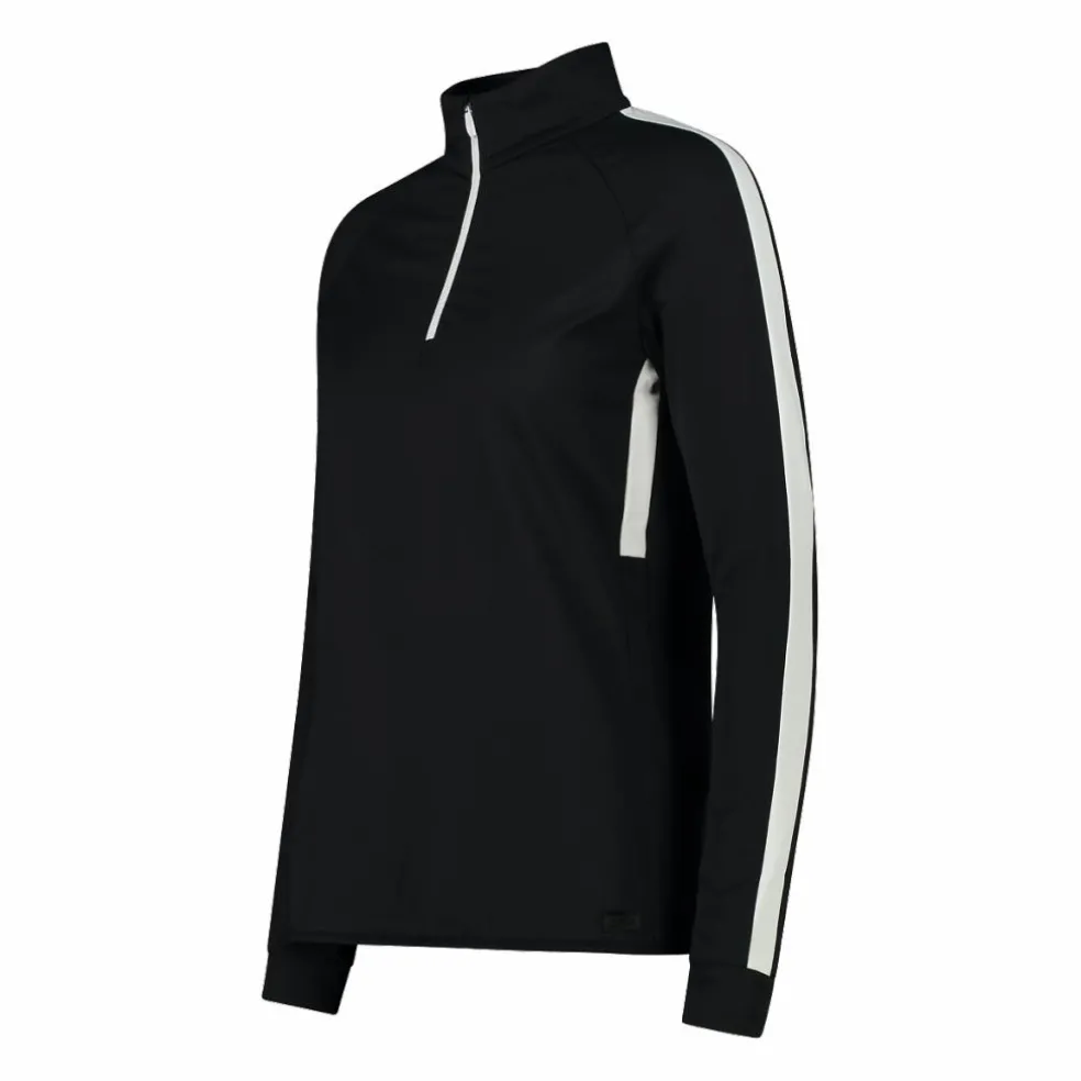 Pile mezza zip in Softech da donna