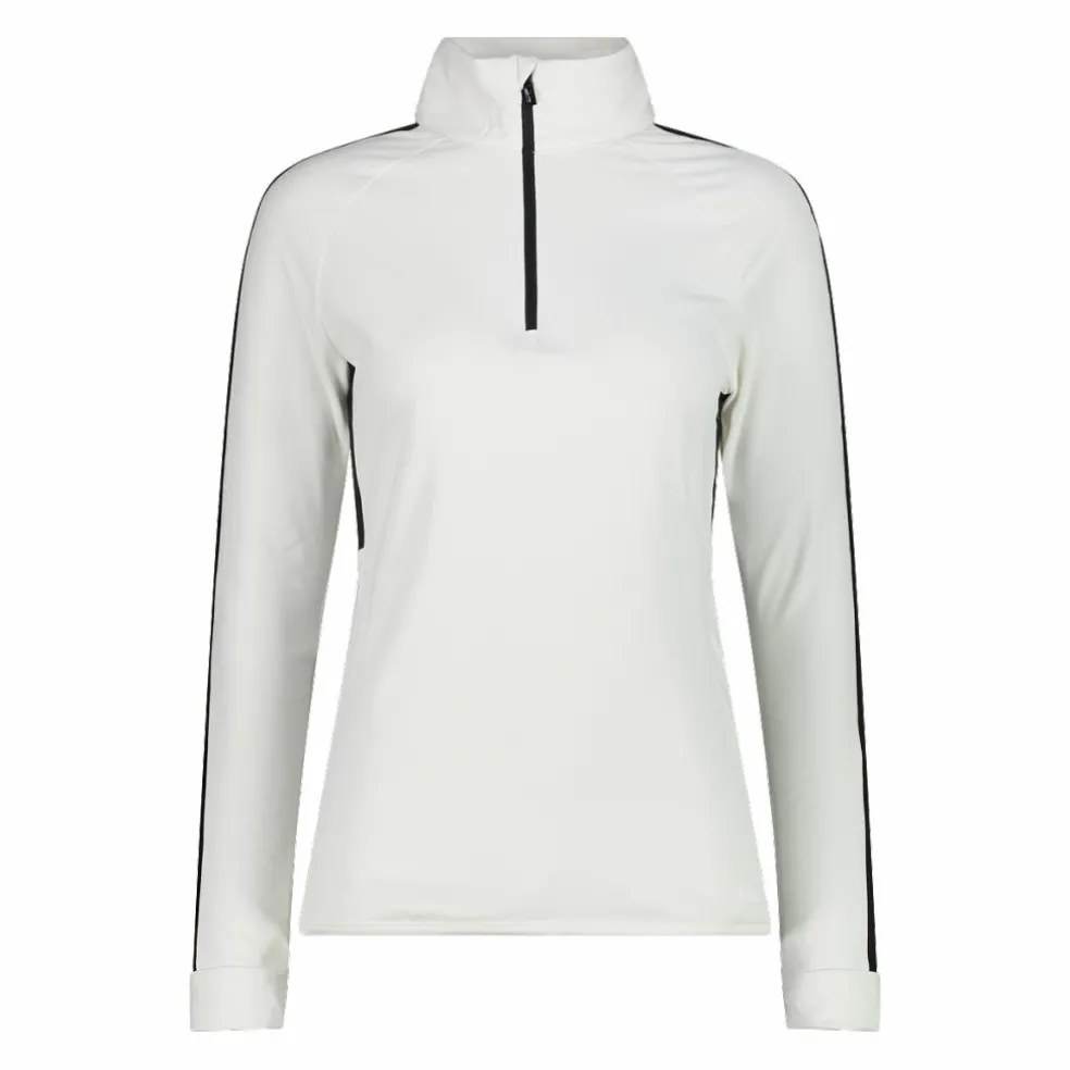 Pile mezza zip in Softech da donna