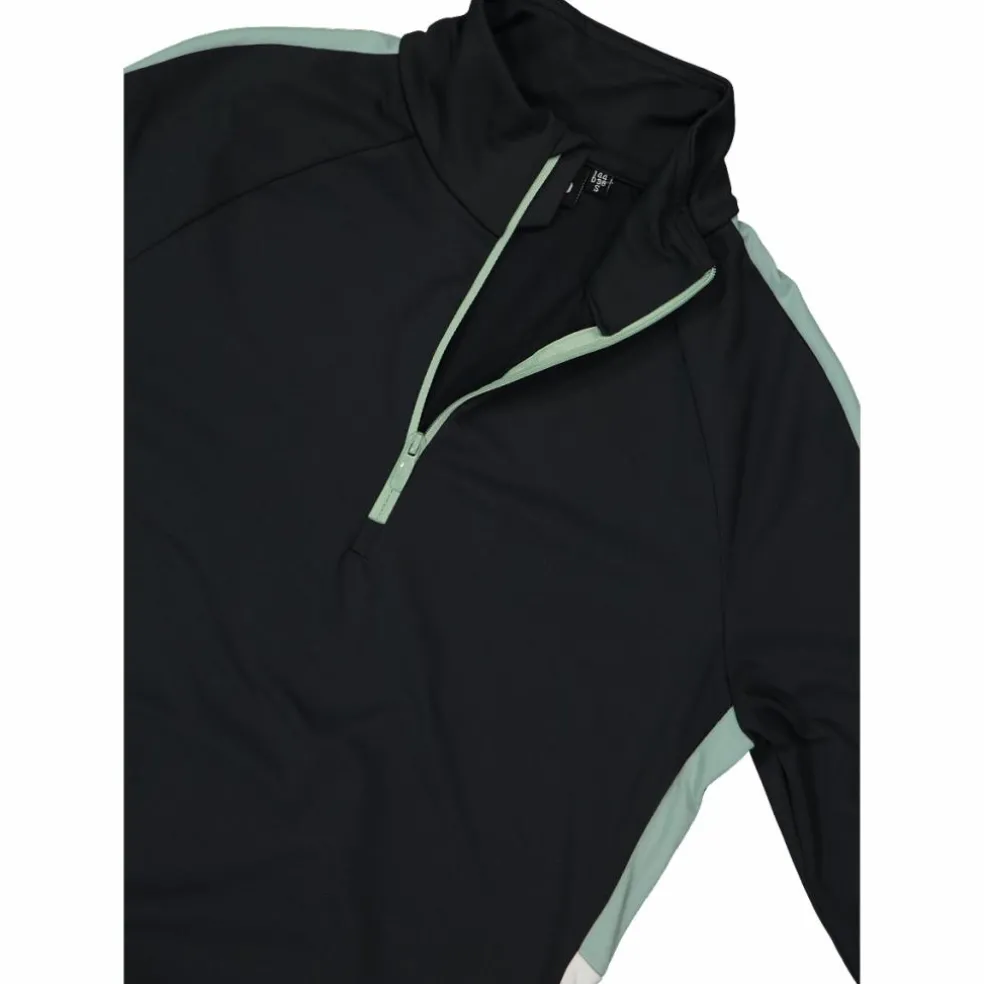 Pile mezza zip in Softech da donna