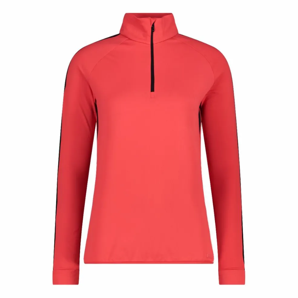 Pile mezza zip in Softech da donna