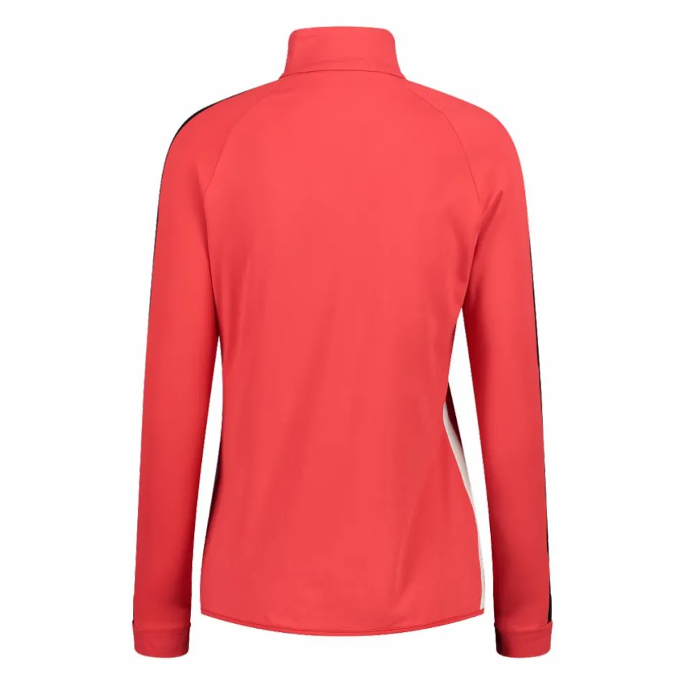 Pile mezza zip in Softech da donna