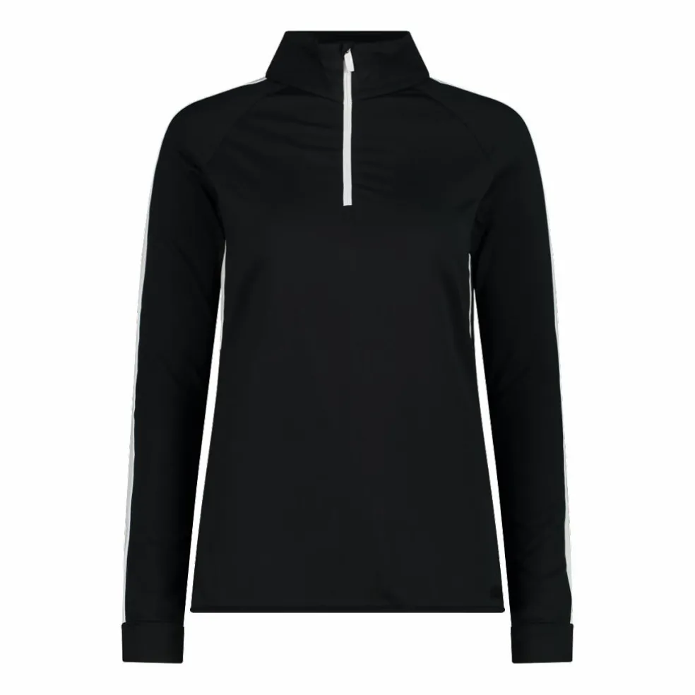 Pile mezza zip in Softech da donna