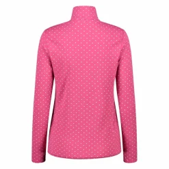 Pile mezza zip in Softech da donna con stampa allover
