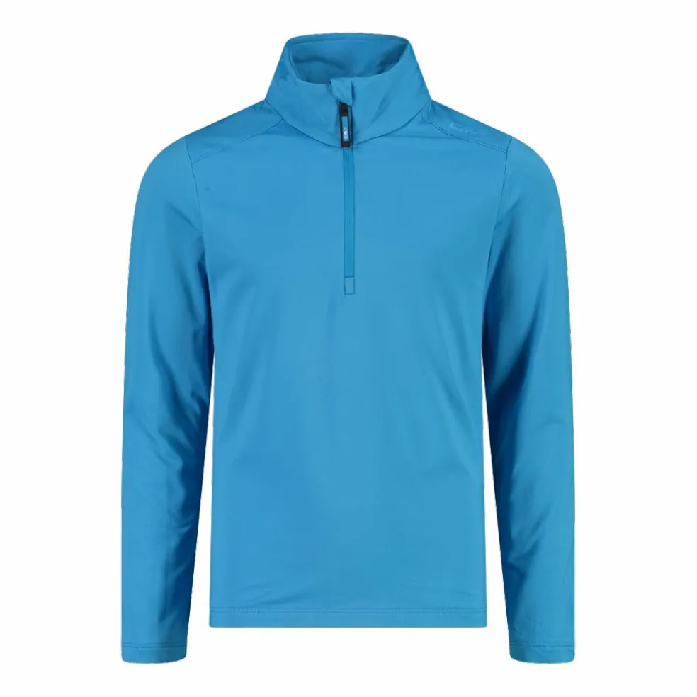 Pile mezza zip Softech da bambino tinta unita