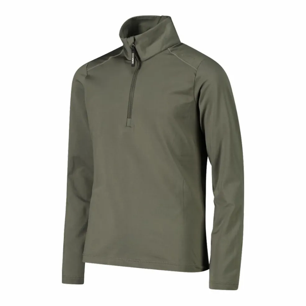 Pile mezza zip Softech da bambino tinta unita
