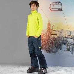 Pile mezza zip Softech da bambino tinta unita