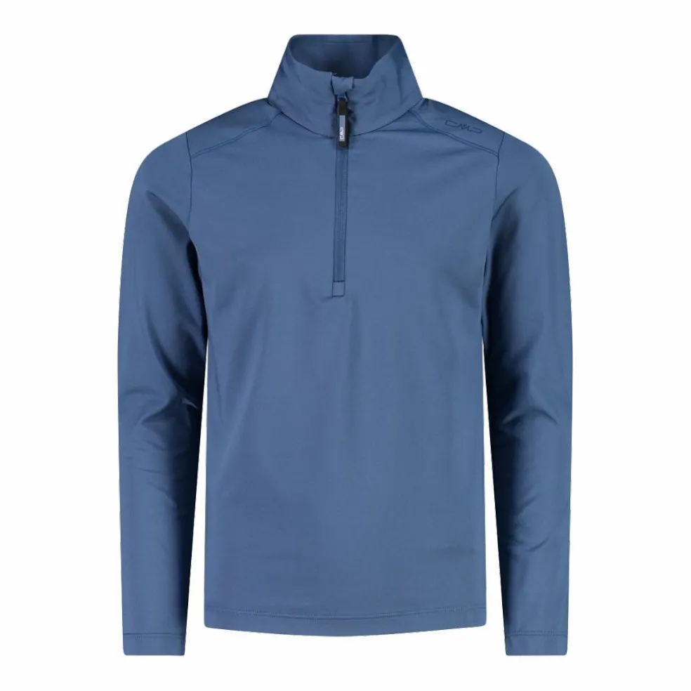 Pile mezza zip Softech da bambino tinta unita
