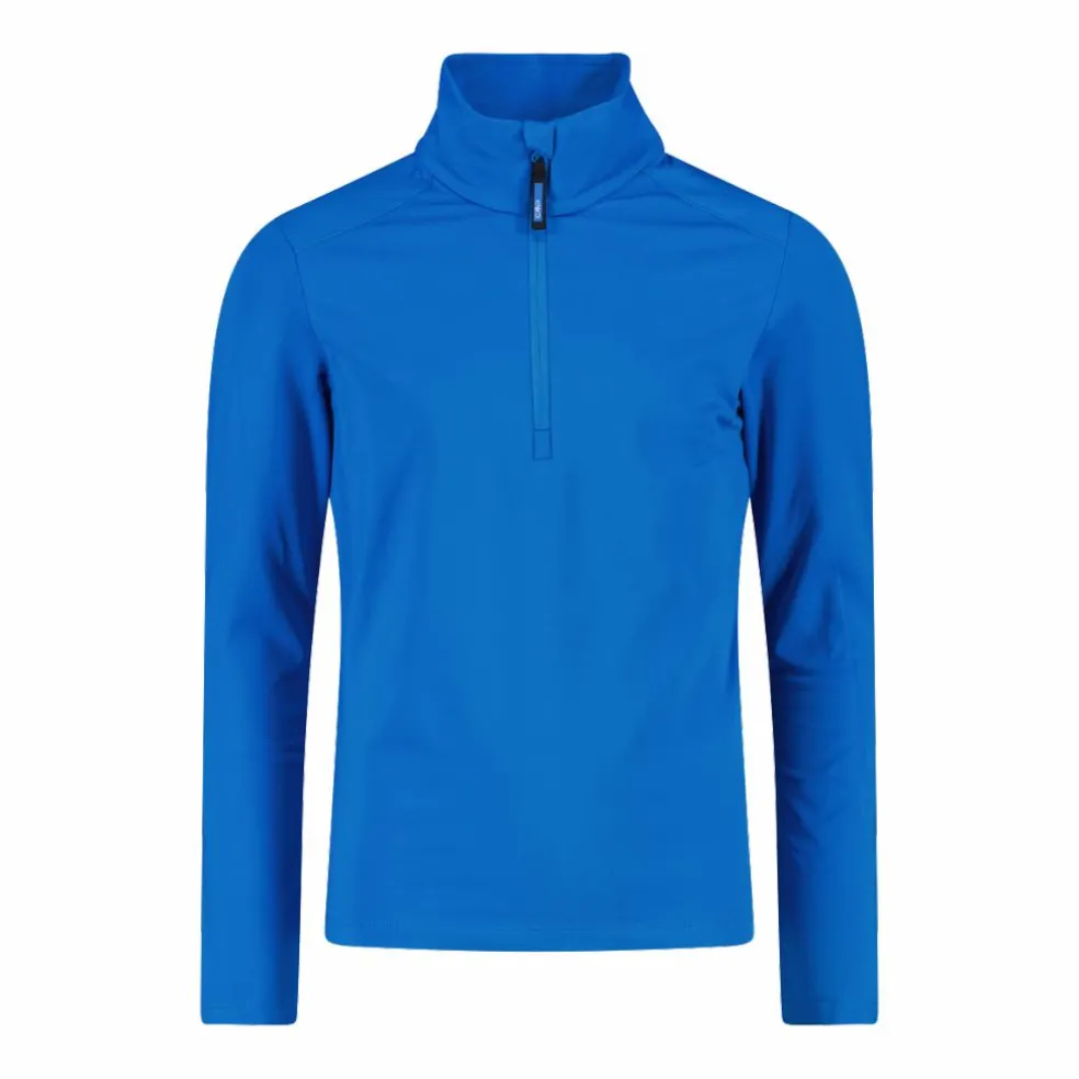 Pile mezza zip Softech da bambino tinta unita