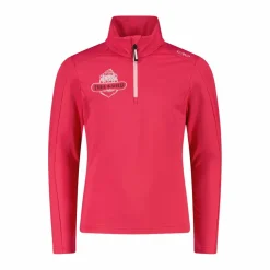 Pile mezza zip Softech da bambina stampato