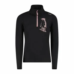 Pile mezza zip Softech da bambina stampato