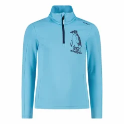 Pile mezza zip Softech da bambina stampato