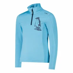 Pile mezza zip Softech da bambina stampato