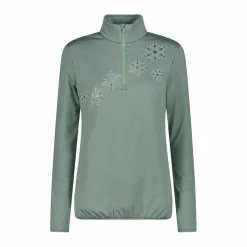 Pile mezza zip Softech melange da donna