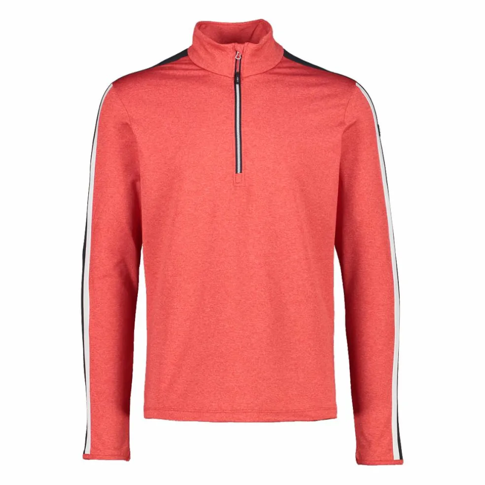 Pile mezza zip Softech Melange da uomo