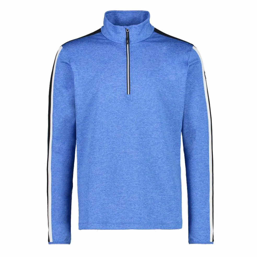 Pile mezza zip Softech Melange da uomo