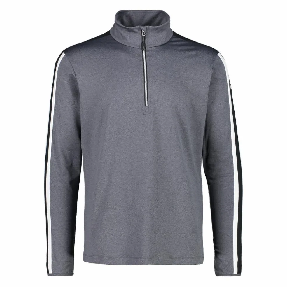 Pile mezza zip Softech Melange da uomo