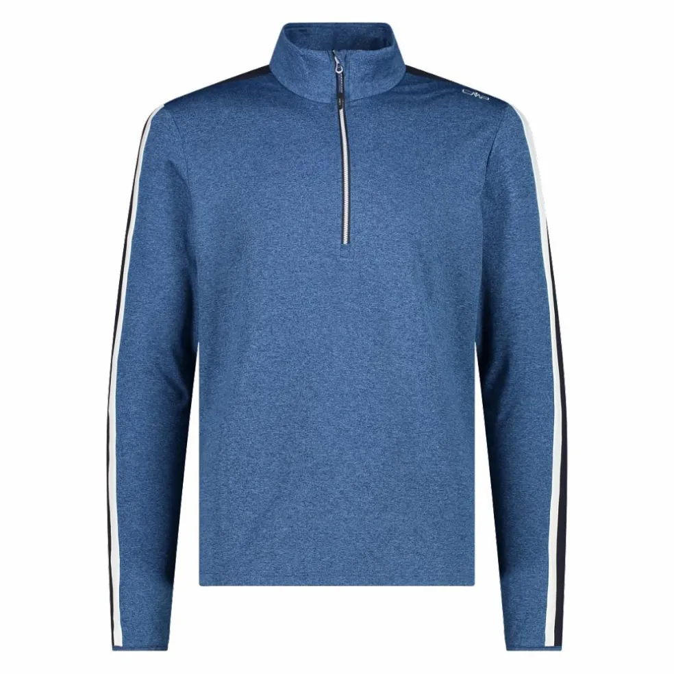 Pile mezza zip Softech Melange da uomo