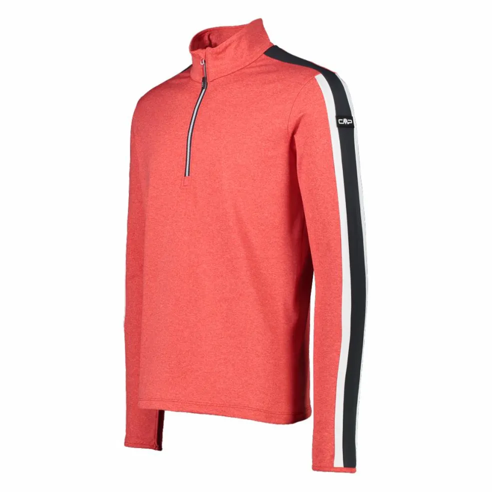 Pile mezza zip Softech Melange da uomo