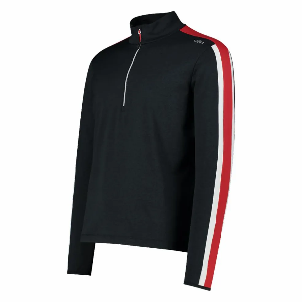 Pile mezza zip Softech Melange da uomo