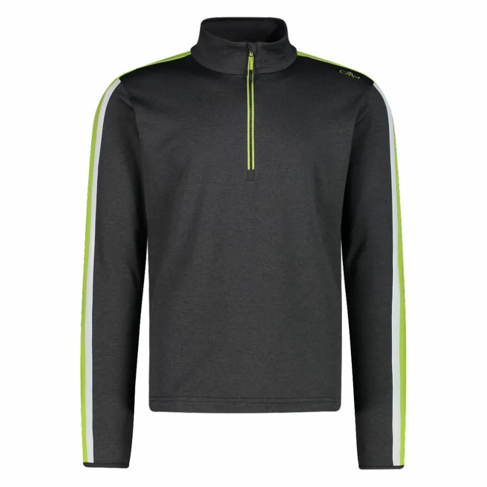 Pile mezza zip Softech Melange da uomo