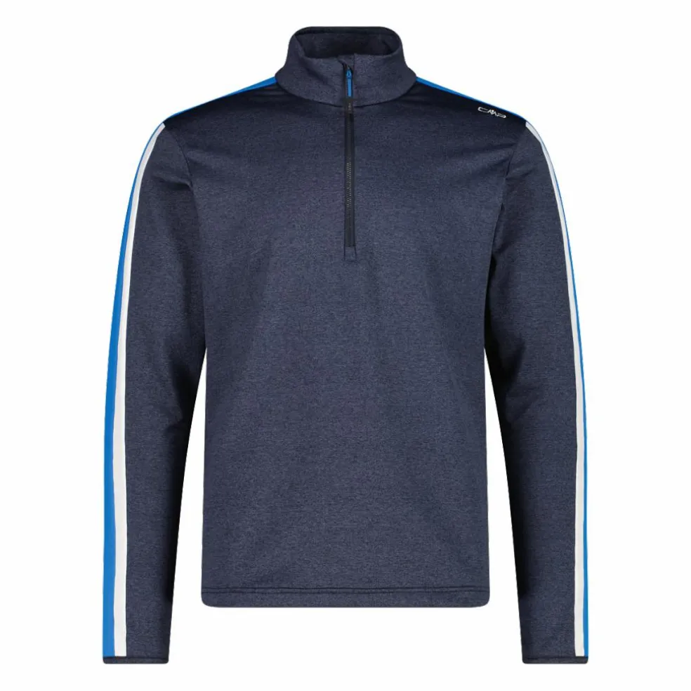 Pile mezza zip Softech Melange da uomo