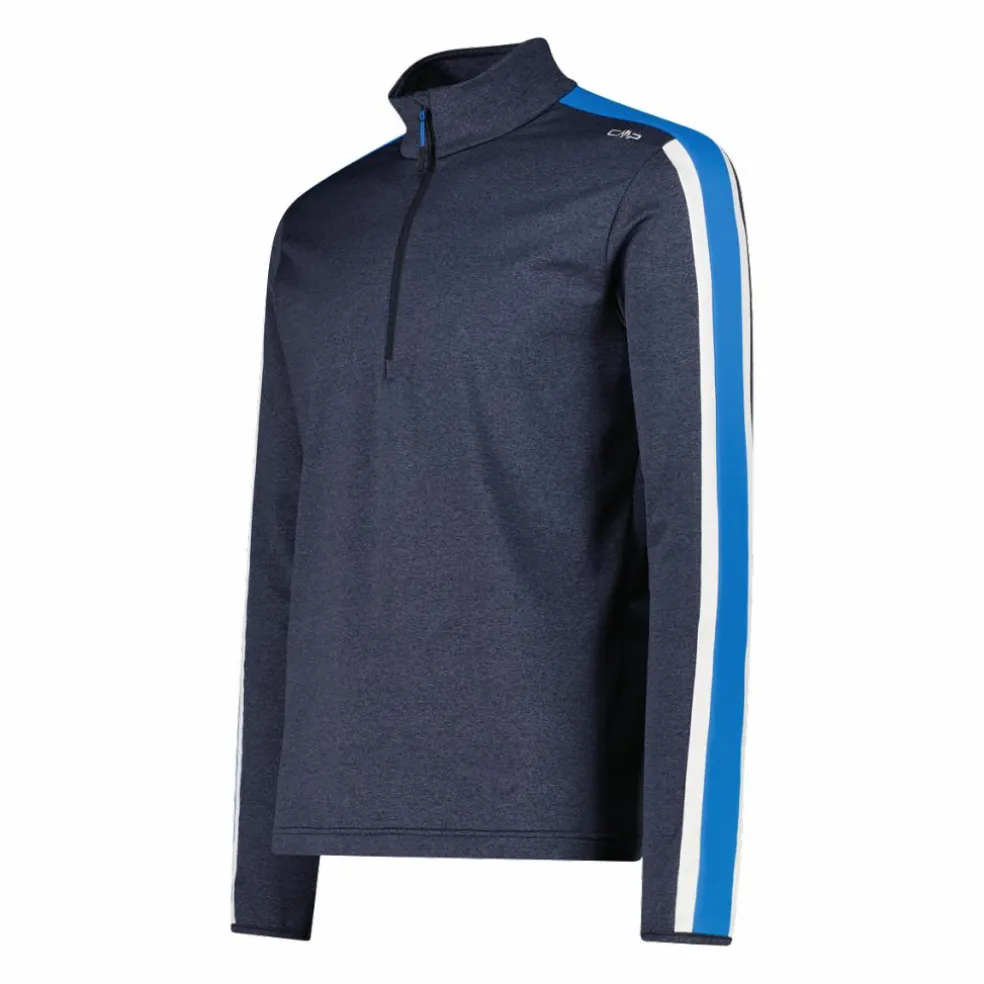 Pile mezza zip Softech Melange da uomo