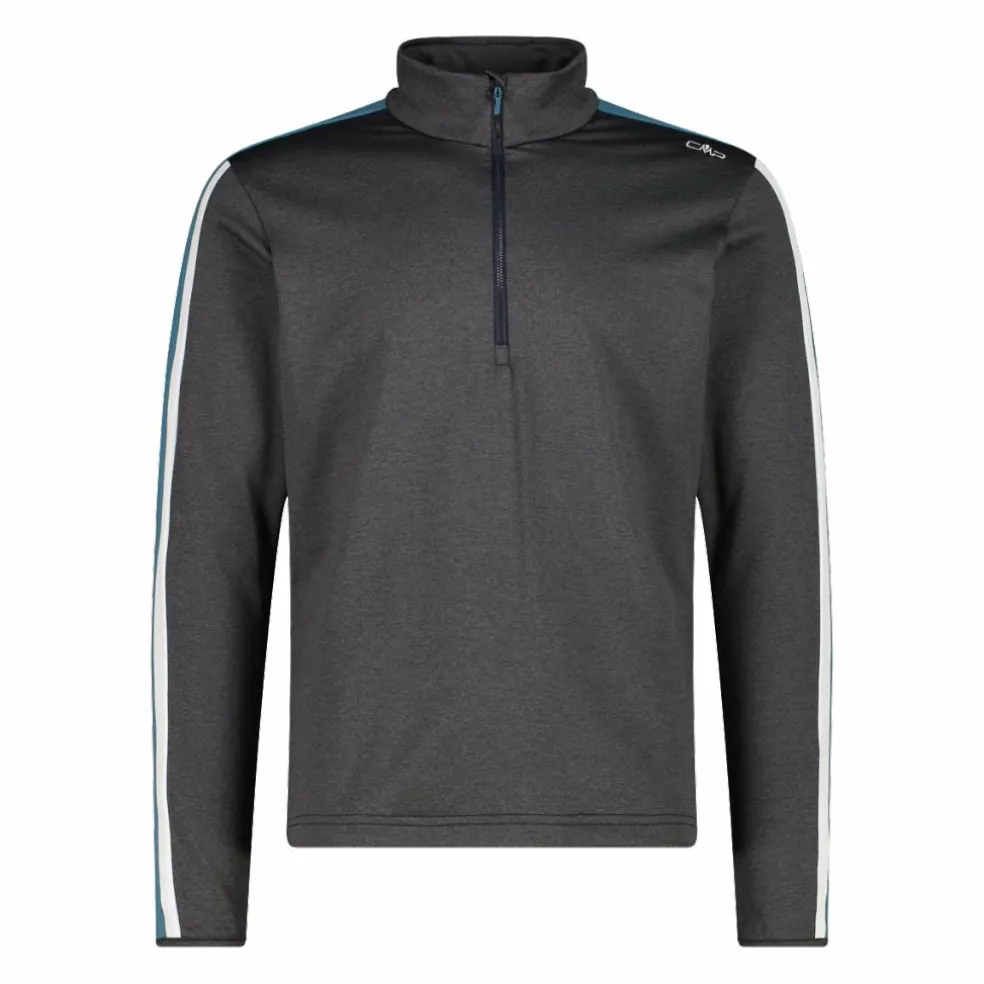 Pile mezza zip Softech Melange da uomo