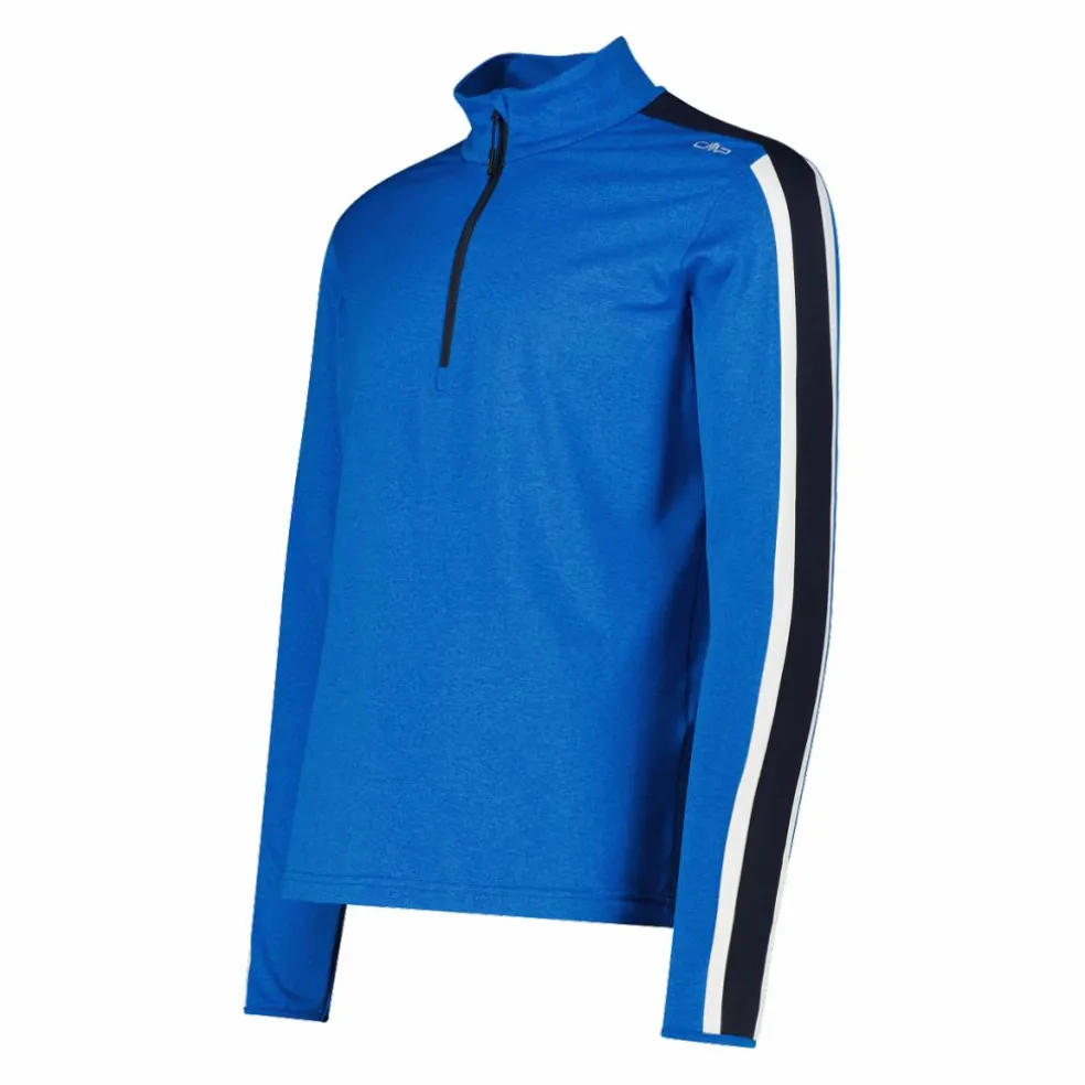 Pile mezza zip Softech Melange da uomo
