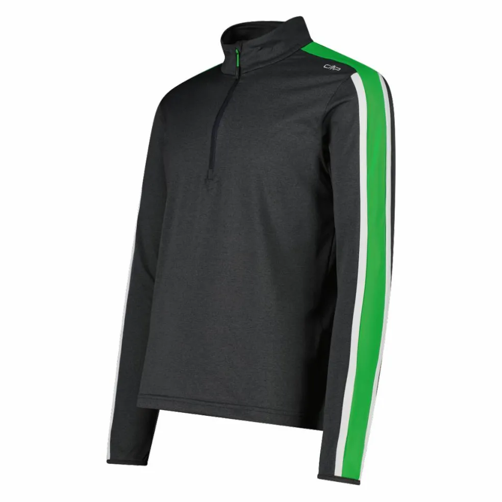 Pile mezza zip Softech Melange da uomo