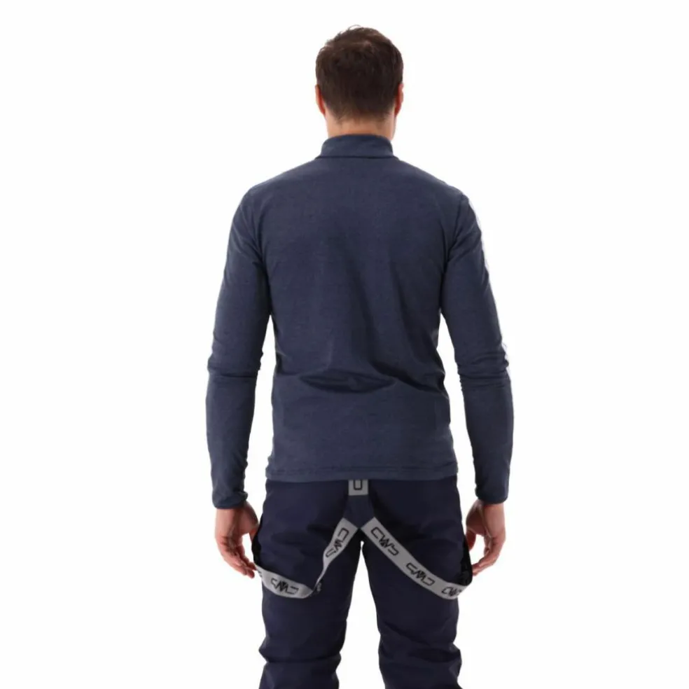 Pile mezza zip Softech Melange da uomo