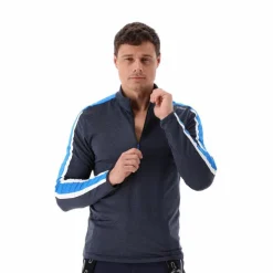 Pile mezza zip Softech Melange da uomo