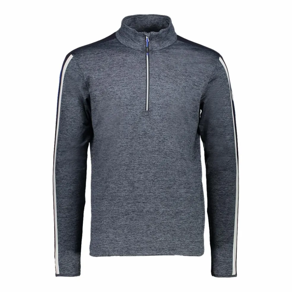 Pile mezza zip Softech Melange da uomo